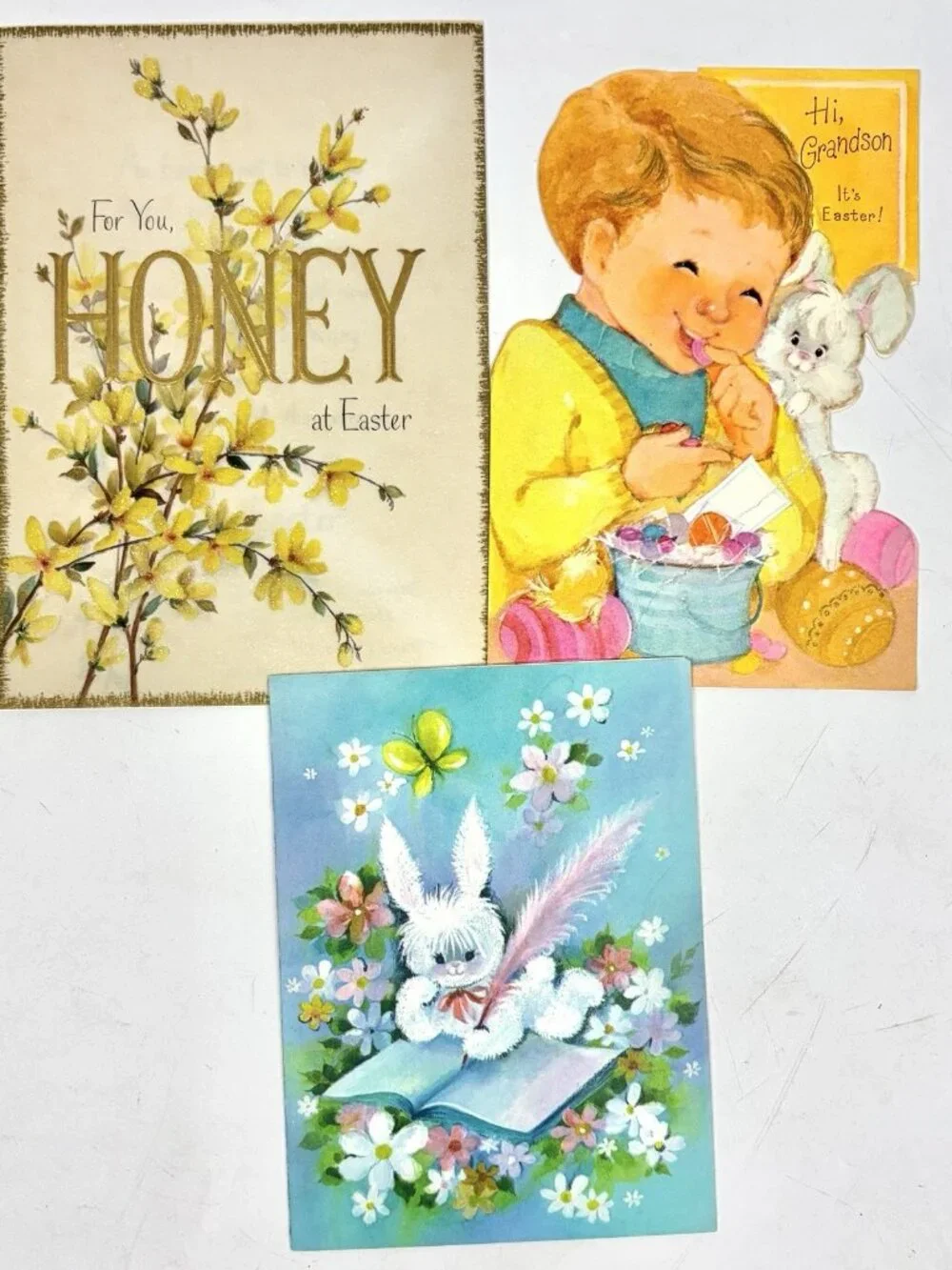 Vtg Lot of 55 Greeting Cards Ephemera Birthday Baby Marriage Christmas Craft
